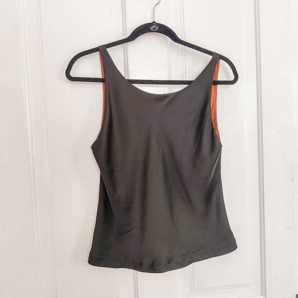 Vetta reversible satin cropped tank - Medium - Picture 9 of 9